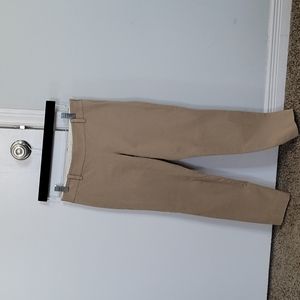 Cropped Camel t. babaton pants ; Size 0